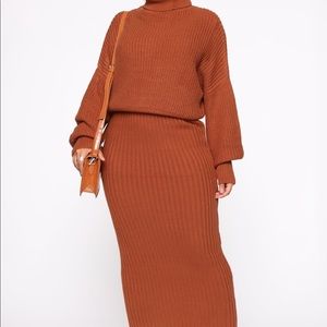 Two-piece sweater set both piece XL